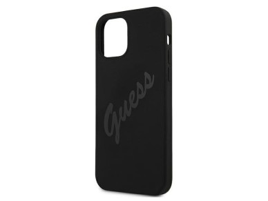 Guess GUHCP12SLSVSBK iPhone 12 mini 5.4" black/black hardcase Script Vintage Guess GUHCP12SLSVSBK iPhone 12 mini 5.4" black/black hardcase Script Vintage