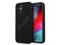 Capa rígida preta/preta Guess GUHCP12SLSVSBK para iPhone 12 mini 5.4" com estampa vintage. Capa rígida preta/preta Guess GUHCP12SLSVSBK para iPhone 12 mini 5.4" com estampa vintage.