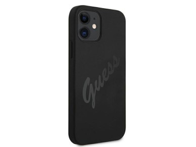 Guess GUHCP12SLSVSBK iPhone 12 mini 5.4" black/black hardcase Script Vintage Guess GUHCP12SLSVSBK iPhone 12 mini 5.4" black/black hardcase Script Vintage