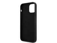 Capa rígida preta/preta Guess GUHCP12SLSVSBK para iPhone 12 mini 5.4" com estampa vintage. Capa rígida preta/preta Guess GUHCP12SLSVSBK para iPhone 12 mini 5.4" com estampa vintage.