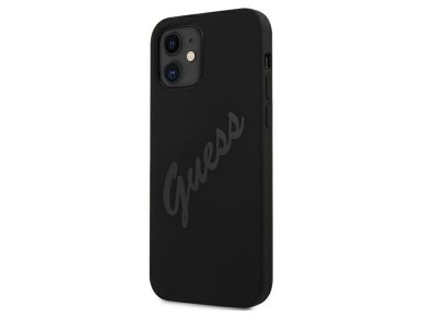 Guess GUHCP12SLSVSBK iPhone 12 mini 5.4" black/black hardcase Script Vintage Guess GUHCP12SLSVSBK iPhone 12 mini 5.4" black/black hardcase Script Vintage