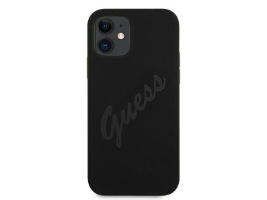 Guess GUHCP12SLSVSBK iPhone 12 mini 5.4" black/black hardcase Script Vintage Guess GUHCP12SLSVSBK iPhone 12 mini 5.4" black/black hardcase Script Vintage