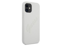 Guess GUHCP12SLSVSCR iPhone 12 mini 5.4" cream/cream hardcase Script Vintage Guess GUHCP12SLSVSCR iPhone 12 mini 5.4" cream/cream hardcase Script Vintage