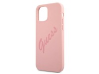 Guess GUHCP12SLSVSPI iPhone 12 mini 5.4" pink/pink hardcase Script Vintage Guess GUHCP12SLSVSPI iPhone 12 mini 5.4" pink/pink hardcase Script Vintage