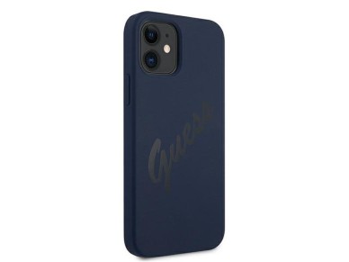 Guess GUHCP12SLSVSBL iPhone 12 mini 5.4" blue/blue hardcase Script Vintage Guess GUHCP12SLSVSBL iPhone 12 mini 5.4" blue/blue hardcase Script Vintage