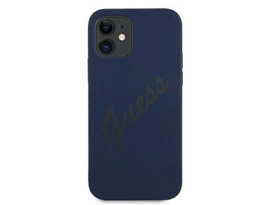 Guess GUHCP12SLSVSBL iPhone 12 mini 5.4" blue/blue hardcase Script Vintage Guess GUHCP12SLSVSBL iPhone 12 mini 5.4" blue/blue hardcase Script Vintage