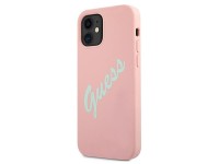 Guess GUHCP12SLSVSPG iPhone 12 mini 5.4" rose green/green pink hardcase Silicone Vintage Guess GUHCP12SLSVSPG iPhone 12 mini 5.4" rose green/green pink hardcase Silicone Vintage