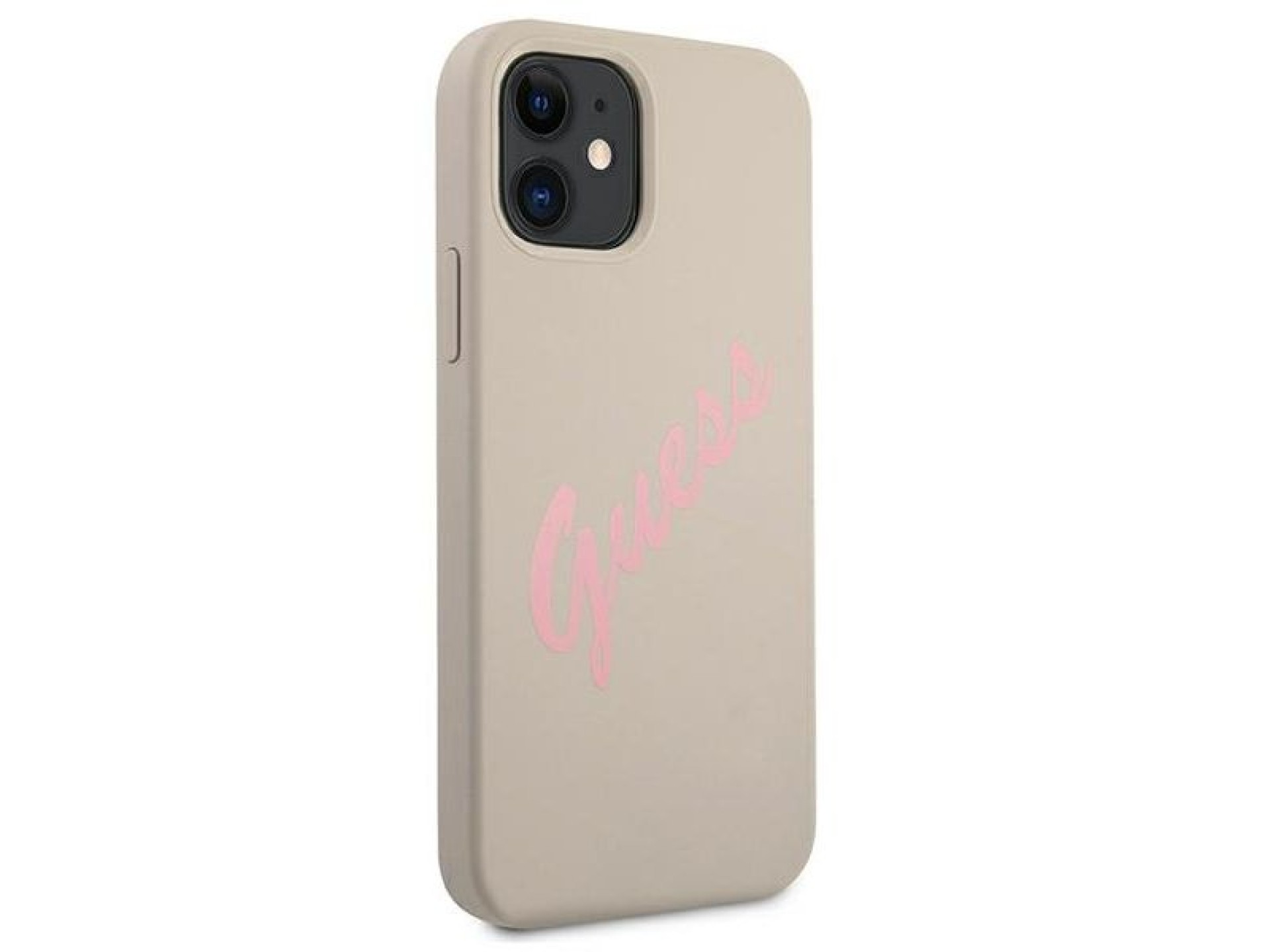 Capa rígida de silicone vintage Guess GUHCP12SLSVSGP para iPhone 12 mini 5.4