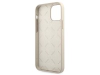 Capa rígida de silicone vintage Guess GUHCP12SLSVSGP para iPhone 12 mini 5.4" cinza rosa/cinza rosa Capa rígida de silicone vintage Guess GUHCP12SLSVSGP para iPhone 12 mini 5.4" cinza rosa/cinza rosa