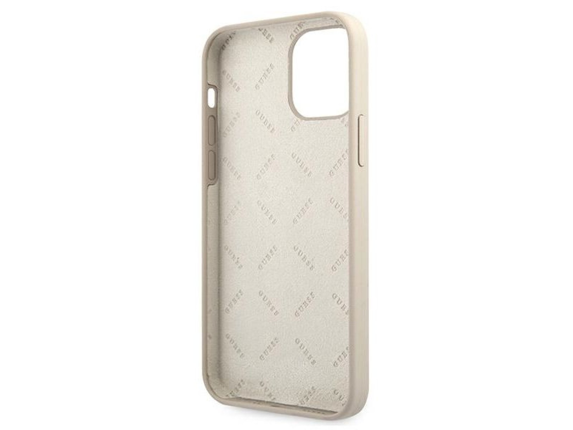 Capa rígida de silicone vintage Guess GUHCP12SLSVSGP para iPhone 12 mini 5.4