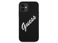 Guess GUHCP12SLSVSBW iPhone 12 mini 5.4" black and white hardcase Silicone Vintage