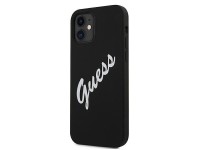 Guess GUHCP12SLSVSBW iPhone 12 mini 5.4" black and white hardcase Silicone Vintage