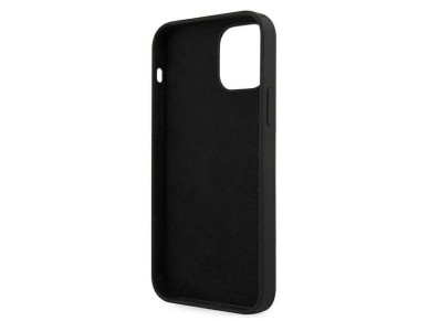 Funda rígida de silicona vintage Guess GUHCP12SLSVSBW para iPhone 12 mini de 5,4" en blanco y negro Funda rígida de silicona vintage Guess GUHCP12SLSVSBW para iPhone 12 mini de 5,4" en blanco y negro