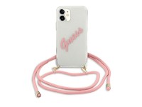 Guess GUHCP12SCRTVSPI iPhone 12 mini 5.4" pink/pink hardcase Script Vintage Guess GUHCP12SCRTVSPI iPhone 12 mini 5.4" pink/pink hardcase Script Vintage