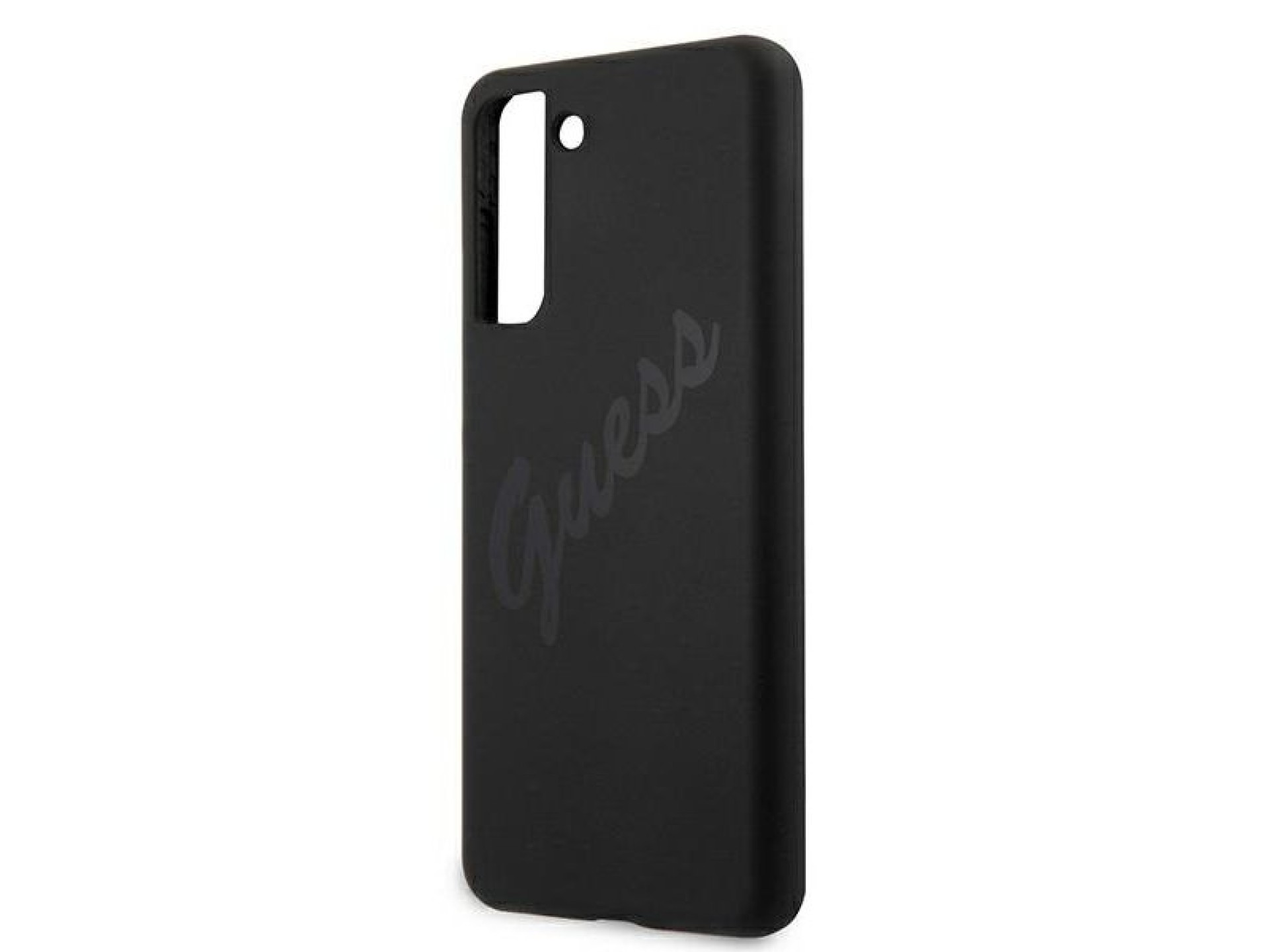 Estuche rígido Guess GUHCS21MLSVSBK S21+ G996 negro/negro Script Vintage