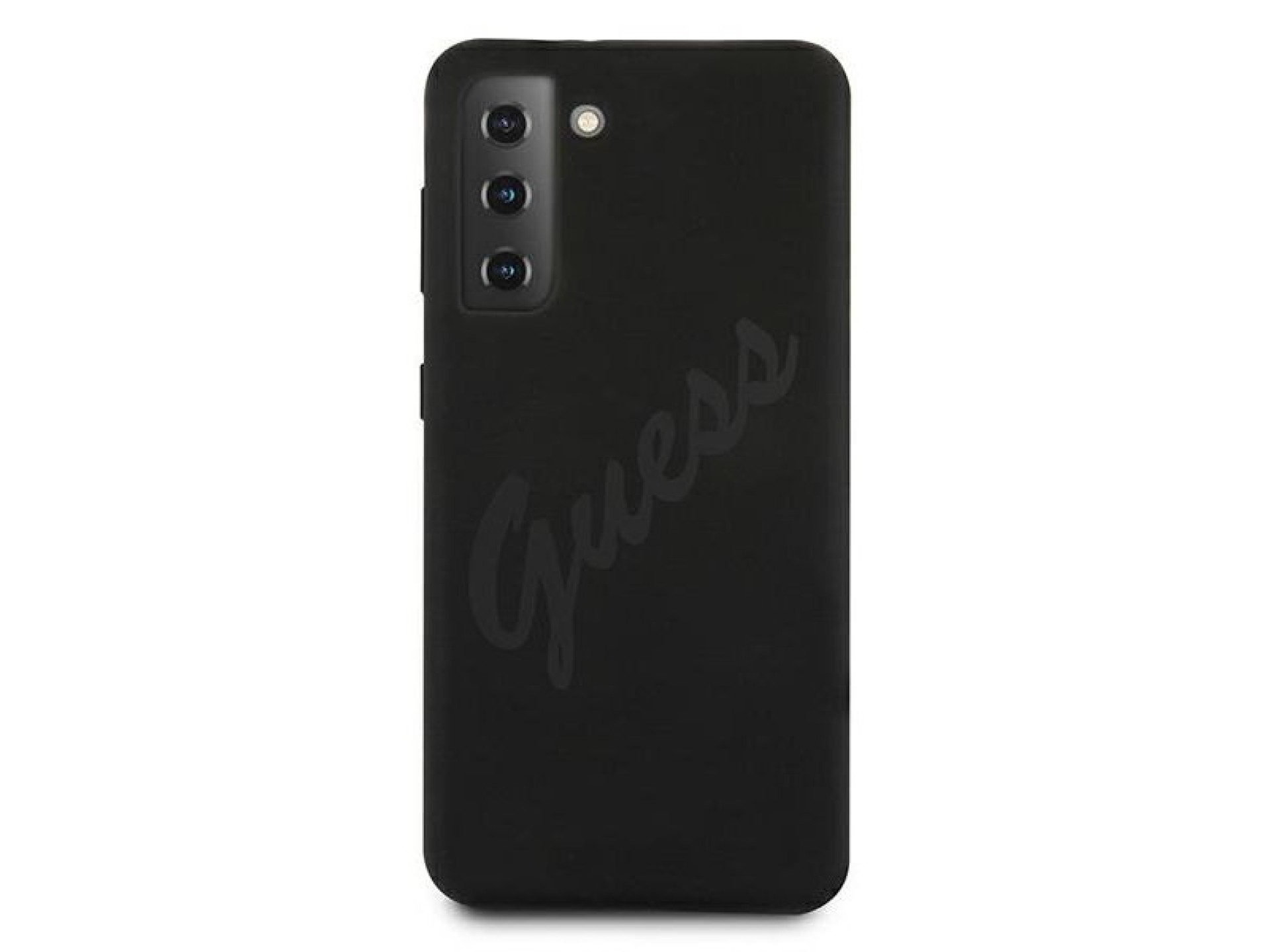 Estuche rígido Guess GUHCS21MLSVSBK S21+ G996 negro/negro Script Vintage