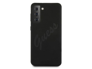 Guess GUHCS21MLSVSBK S21+ G996 estojo r�gido preto/preto Script Vintage
