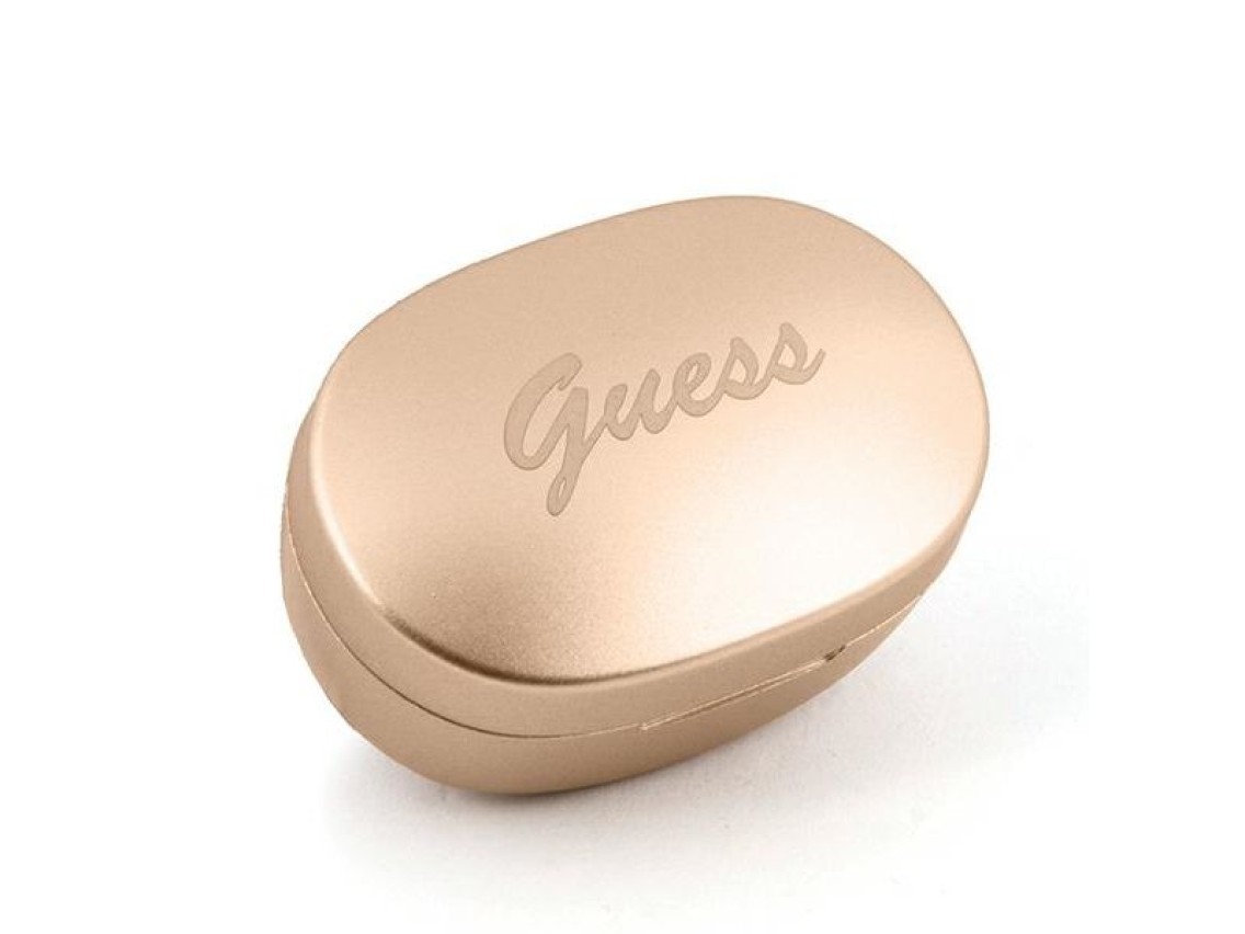 Guess GUTWST30GO TWS Bluetooth headphones + gold/gold docking station