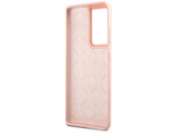 Estuche rígido Guess GUHCS21LLSVSPI S21 Ultra G998 rosa/rosa Script Vintage Estuche rígido Guess GUHCS21LLSVSPI S21 Ultra G998 rosa/rosa Script Vintage