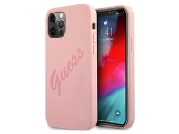 Funda rígida rosa Guess GUHCP12LLSVSPI para iPhone 12 Pro Max de 6,7" con diseño vintage. Funda rígida rosa Guess GUHCP12LLSVSPI para iPhone 12 Pro Max de 6,7" con diseño vintage.
