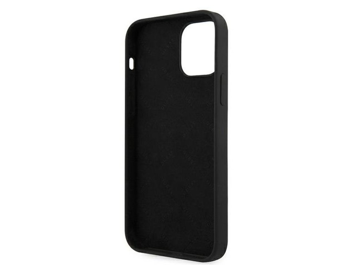 Guess GUHCP12LLSVSBK iPhone 12 Pro Max 6.7" black/black hardcase Script Vintage