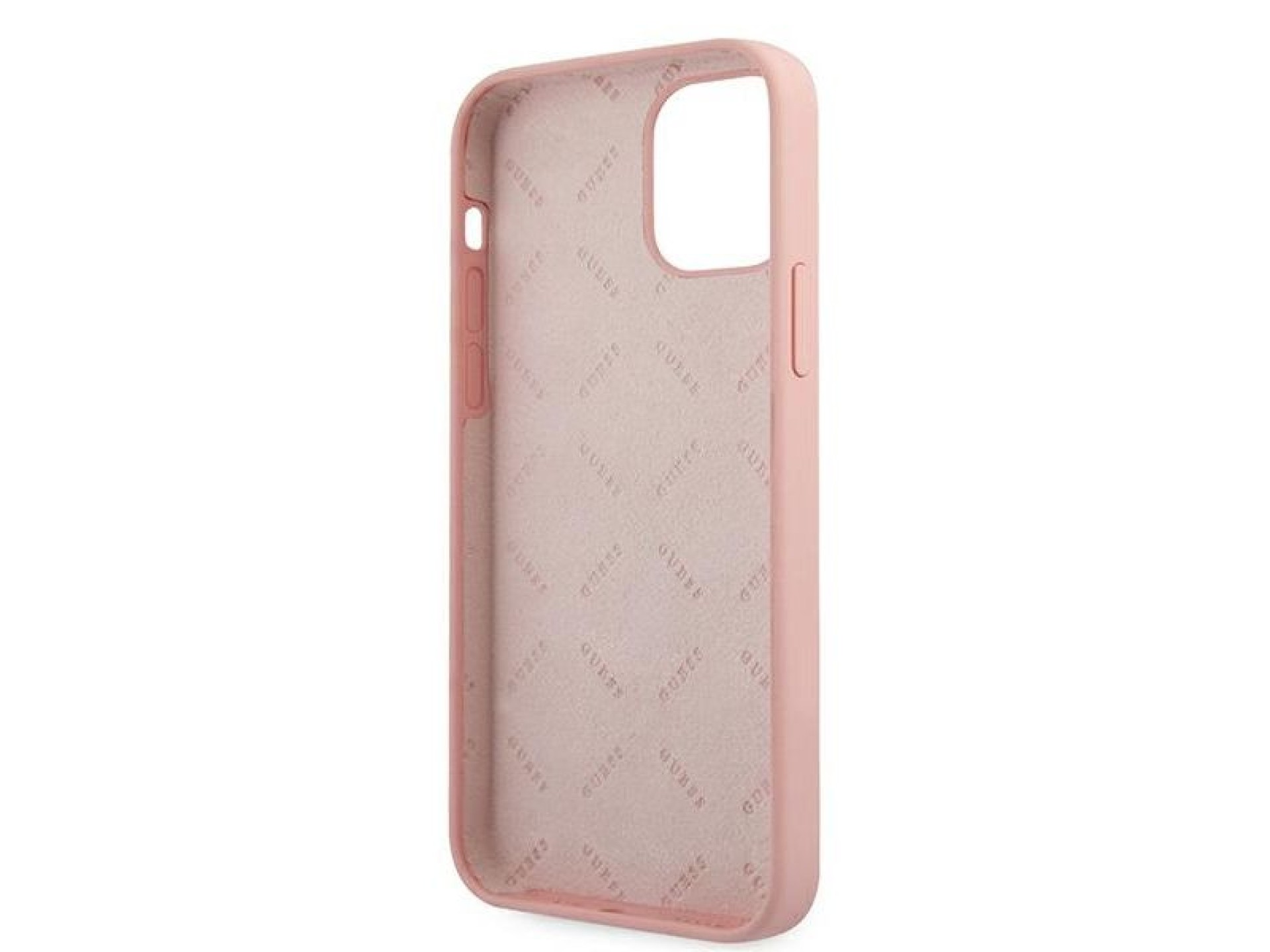 Funda rígida rosa Guess GUHCP12LLSVSPI para iPhone 12 Pro Max de 6,7