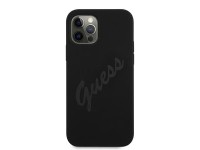 Guess GUHCP12LLSVSBK iPhone 12 Pro Max 6.7" black/black hardcase Script Vintage