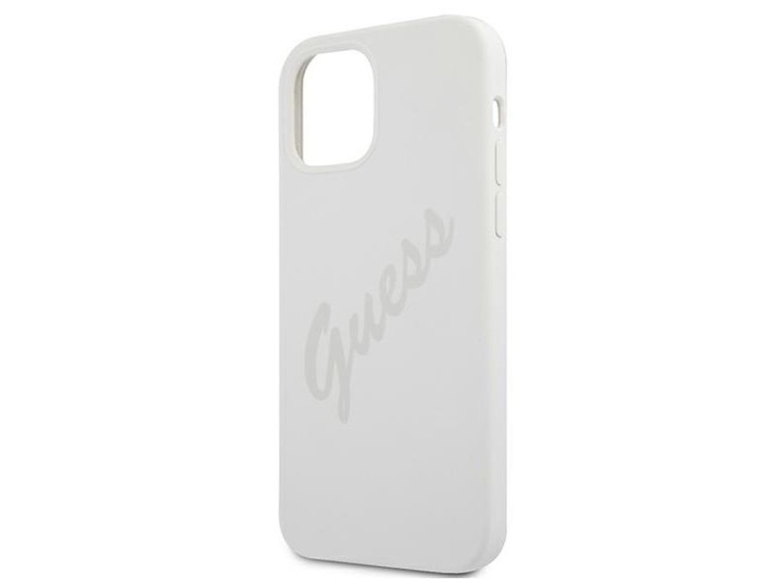 Guess GUHCP12LLSVSCR iPhone 12 Pro Max 6.7" cream/cream hardcase Script Vintage