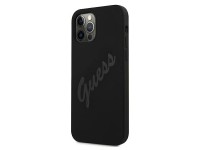 Guess GUHCP12LLSVSBK iPhone 12 Pro Max 6.7" black/black hardcase Script Vintage