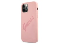 Funda rígida rosa Guess GUHCP12LLSVSPI para iPhone 12 Pro Max de 6,7" con diseño vintage. Funda rígida rosa Guess GUHCP12LLSVSPI para iPhone 12 Pro Max de 6,7" con diseño vintage.