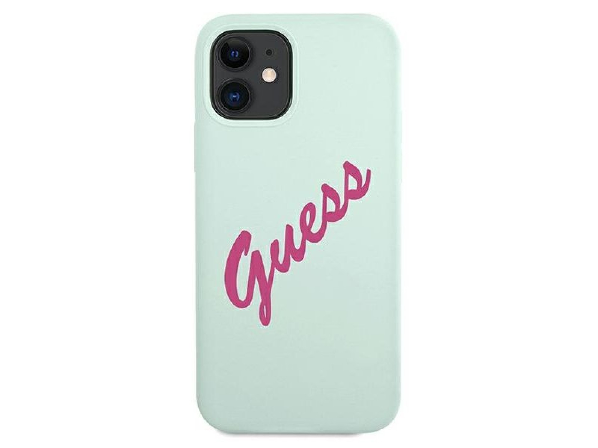Capa rígida de silicone vintage Guess GUHCP12SLSVSBF para iPhone 12 mini 5.4