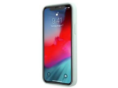 Funda rígida de silicona vintage Guess GUHCP12SLSVSBF para iPhone 12 mini de 5,4" color azul fucsia/ Funda rígida de silicona vintage Guess GUHCP12SLSVSBF para iPhone 12 mini de 5,4" color azul fucsia/