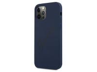 Capa r�gida Guess GUHCP12LLSVSBL para iPhone 12 Pro Max 6.7" azul/azul com estampa vintage