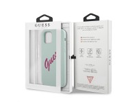 Capa r�gida de silicone vintage Guess GUHCP12LLSVSBF para iPhone 12 Pro Max 6.7" azul f�csia/azul f�