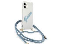 Guess GUHCP12SCRTVSBL iPhone 12 mini 5.4" blue/blue hardcase Script Vintage Guess GUHCP12SCRTVSBL iPhone 12 mini 5.4" blue/blue hardcase Script Vintage