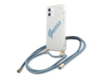Guess GUHCP12SCRTVSBL iPhone 12 mini 5.4" blue/blue hardcase Script Vintage Guess GUHCP12SCRTVSBL iPhone 12 mini 5.4" blue/blue hardcase Script Vintage