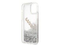Guess GUHCP12LGLVSSI iPhone 12 Pro Max 6.7" silver/silver hardcase Glitter Vintage Script Guess GUHCP12LGLVSSI iPhone 12 Pro Max 6.7" silver/silver hardcase Glitter Vintage Script