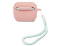 Guess GUACAPLSVSPG AirPods Pro cover rose green/pink green Silicone Vintage Guess GUACAPLSVSPG AirPods Pro cover rose green/pink green Silicone Vintage