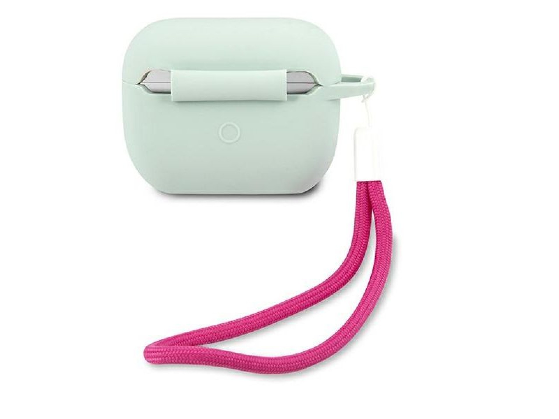 Capa Guess GUACAPLSVSBF para AirPods Pro, azul fúcsia/azul fúcsia, silicone vintage