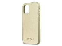 Guess GUHCP12SIGLGO iPhone 12 mini 5.4" gold/gold hardcase Iridescent Guess GUHCP12SIGLGO iPhone 12 mini 5.4" gold/gold hardcase Iridescent