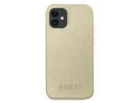 Guess GUHCP12SIGLGO iPhone 12 mini 5.4" gold/gold hardcase Iridescent Guess GUHCP12SIGLGO iPhone 12 mini 5.4" gold/gold hardcase Iridescent
