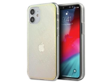 Guess GUHCP12S3D4GIRBL iPhone 12 mini 5.4" iridescent/opal hardcase 4G 3D Pattern Collection Guess GUHCP12S3D4GIRBL iPhone 12 mini 5.4" iridescent/opal hardcase 4G 3D Pattern Collection