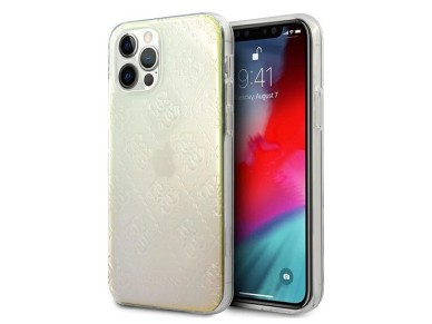 Guess GUHCP12M3D4GIRBL iPhone 12/12 Pro 6.1" iridescent/iridescent hardcase 4G 3D Pattern Collection Guess GUHCP12M3D4GIRBL iPhone 12/12 Pro 6.1" iridescent/iridescent hardcase 4G 3D Pattern Collection