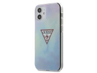 Funda rígida azul para iPhone 12 mini de 5,4" de Guess GUHCP12SPCUMCGC02, colección Tie & Dye. Funda rígida azul para iPhone 12 mini de 5,4" de Guess GUHCP12SPCUMCGC02, colección Tie & Dye.