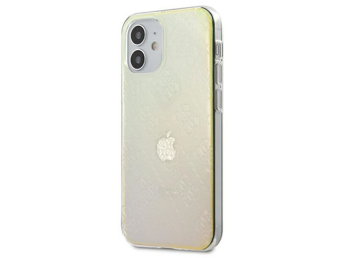 Guess GUHCP12S3D4GIRBL iPhone 12 mini 5.4" iridescent/opal hardcase 4G 3D Pattern Collection