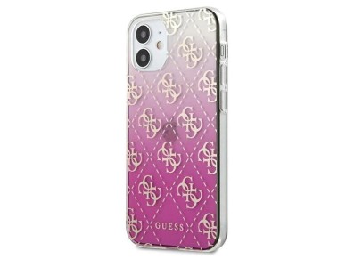 Guess GUHCP12SPCU4GGPI iPhone 12 mini 5.4" pink/pink hardcase 4G Gradient Guess GUHCP12SPCU4GGPI iPhone 12 mini 5.4" pink/pink hardcase 4G Gradient
