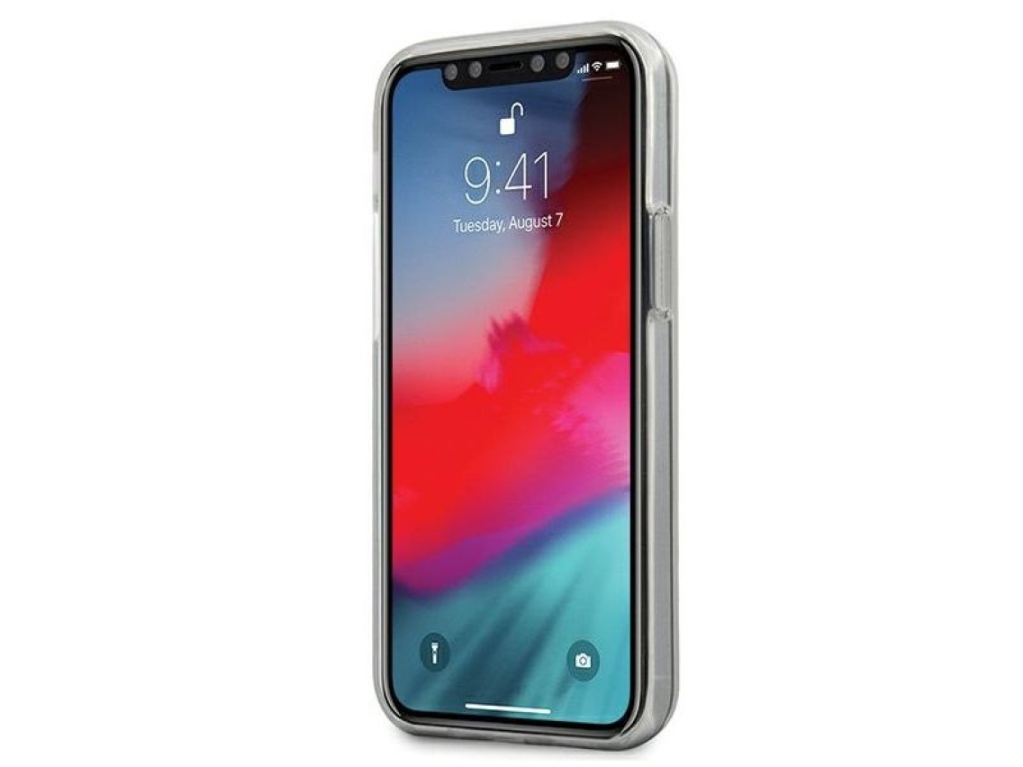 Guess GUHCP12S3D4GIRBL iPhone 12 mini 5.4" iridescent/opal hardcase 4G 3D Pattern Collection