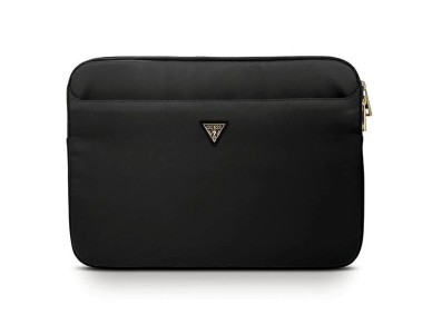 Guess Nylon Triangle Logo sleeve for a 13" laptop - black Guess Nylon Triangle Logo sleeve for a 13" laptop - black