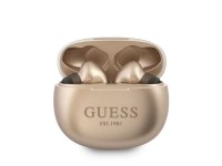 Auriculares Bluetooth TWS Guess GUTWS1CGO + base de carga dorada/dorada Auriculares Bluetooth TWS Guess GUTWS1CGO + base de carga dorada/dorada