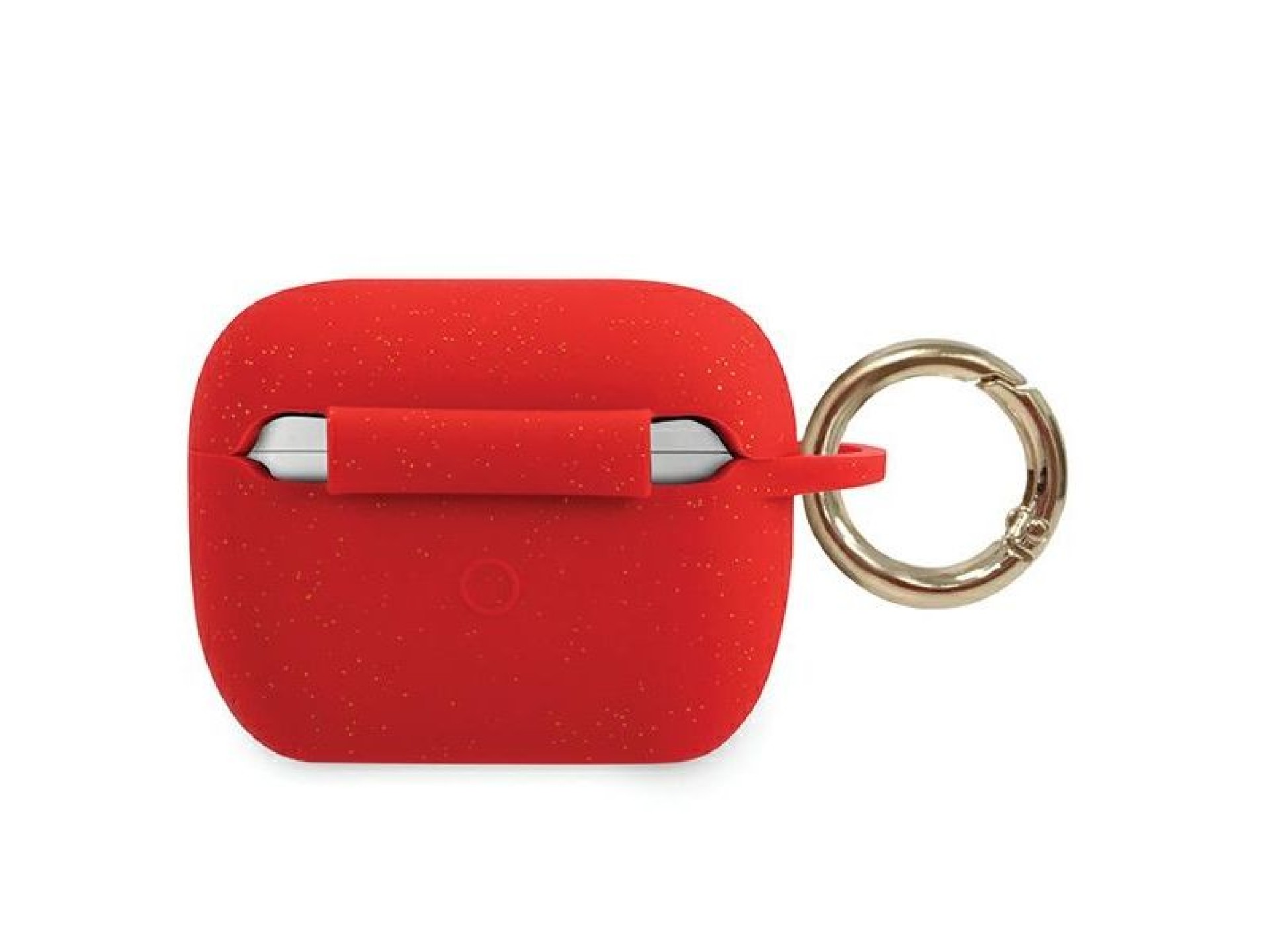 Funda de silicona con purpurina Guess para AirPods Pro - Roja